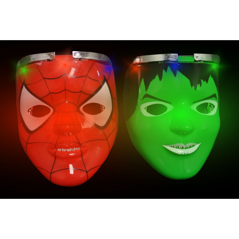 ASSORTED STYLE LED HERO MASK (1 PIECE)