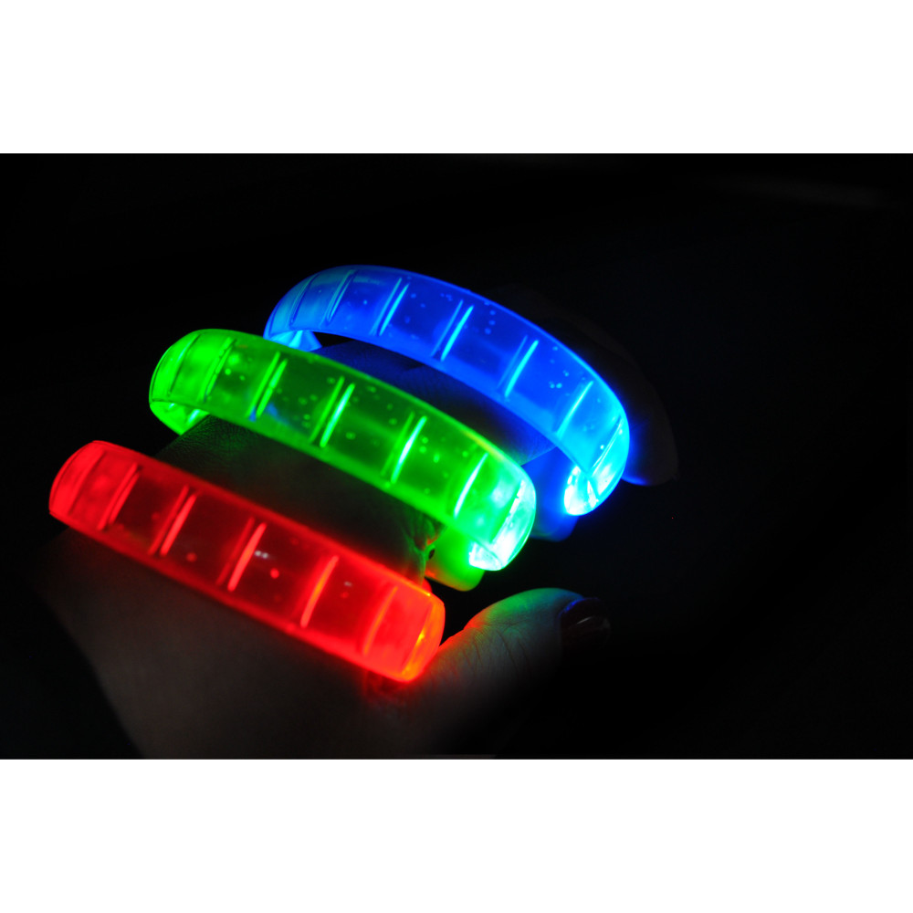 JELLY FLASHING BRACELETS - ASST. COLORS (1 PIECE)