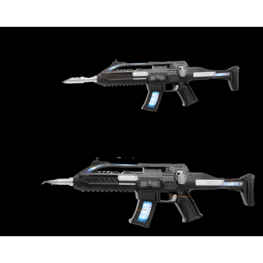LED SPACE RIDER GUN (1 PIECE)