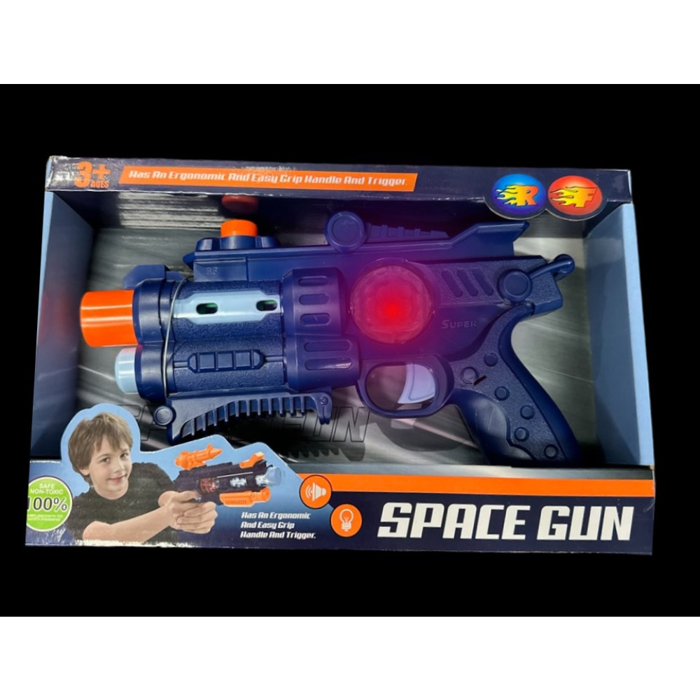 LED LIGHT UP TOY GUN WITH SOUND  (1 PIECE)