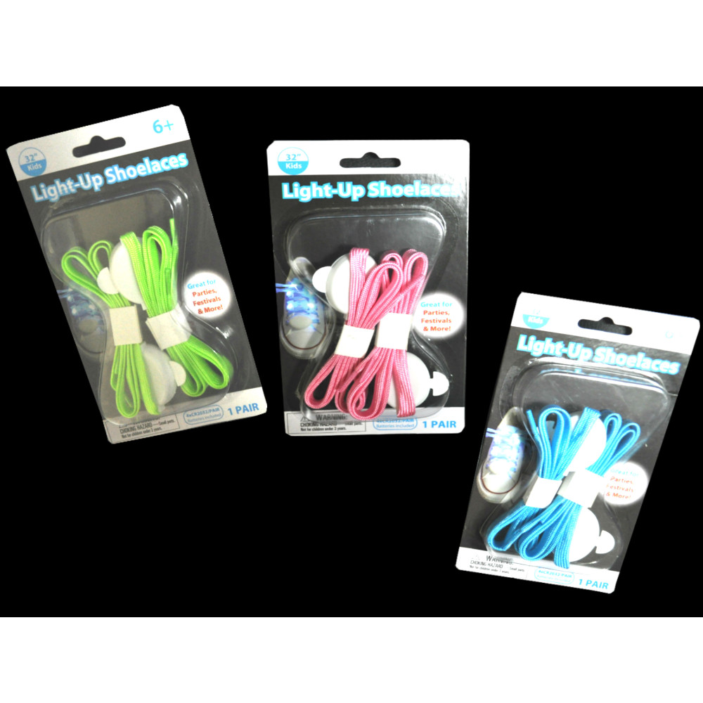 LED INDIVIDUALLY SHOE LACES (1 SET)