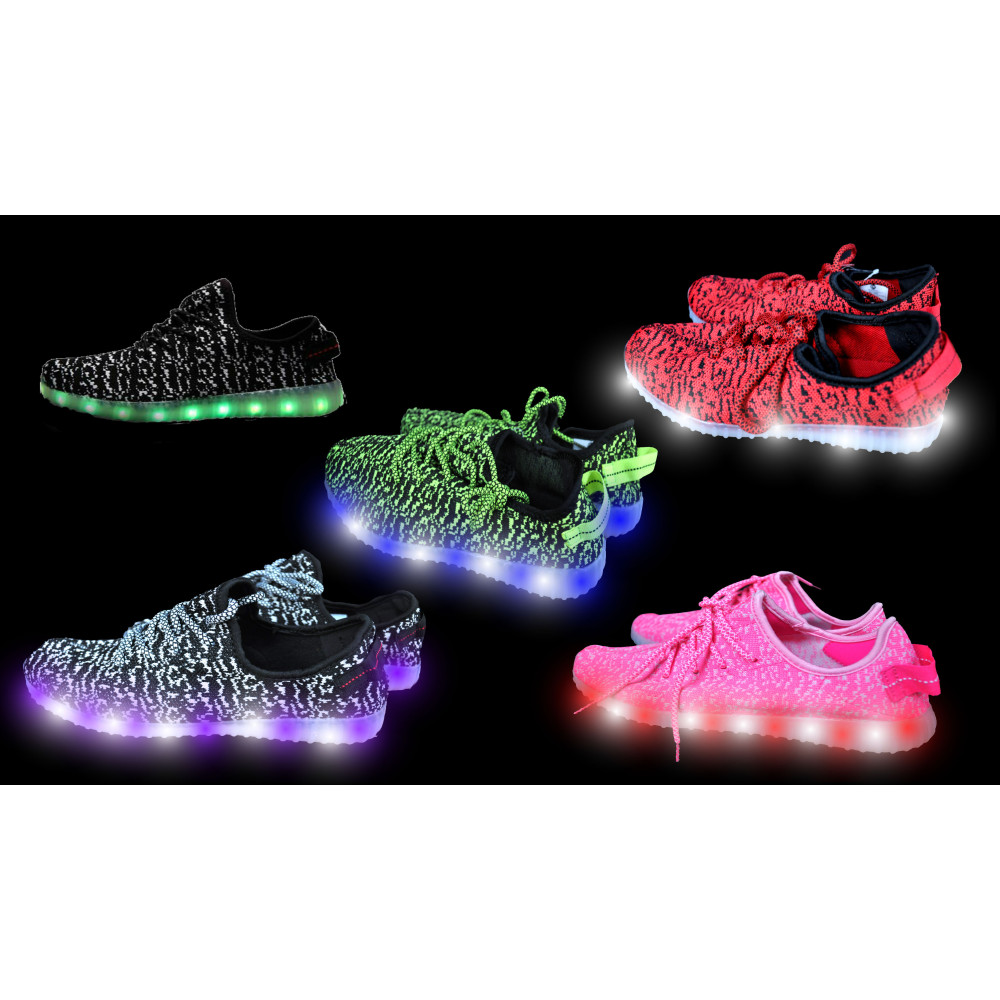LED SHOES- ASSORTED COLORS AVAILABLE (1 PAIR)