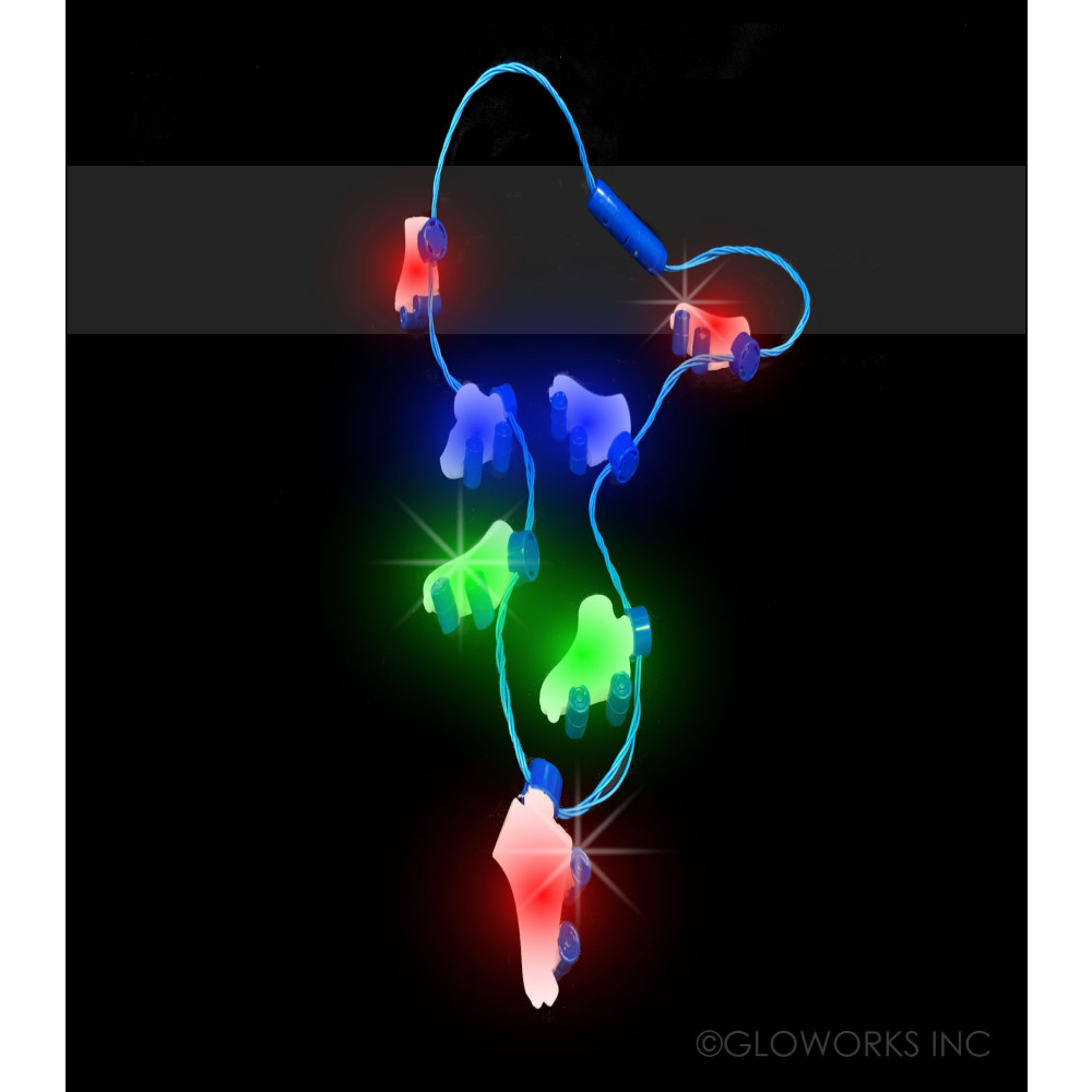 LED CHARM SKATE NECKLACE (1 PIECE)