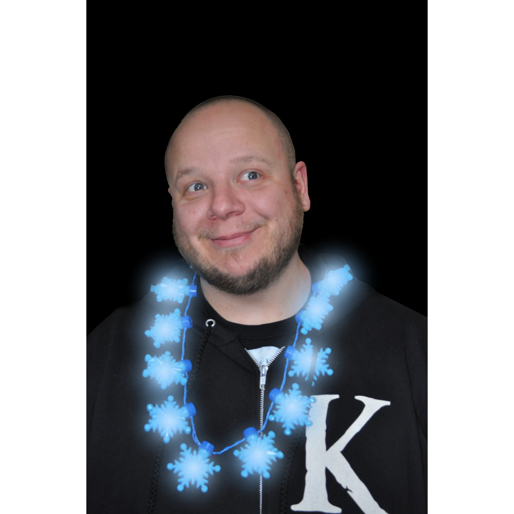 LED SNOWFLAKE NECKLACE (1 PIECE)
