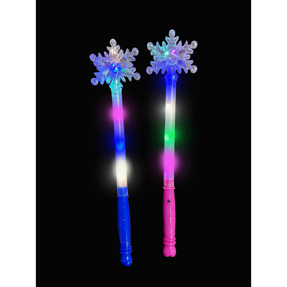 13" LED SNOWFLAKE WAND (1 PIECE)