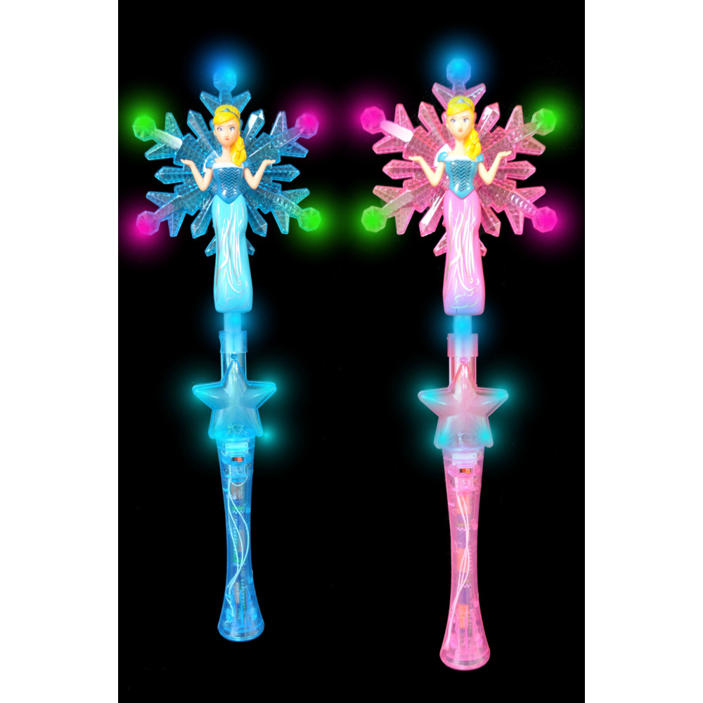 17" SNOWFLAKE PRINCESS WAND