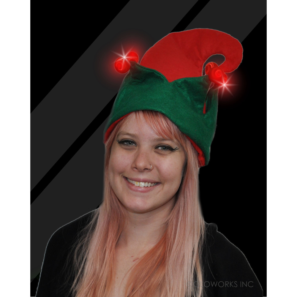 LED FLASHING ELF HAT (1 PIECE)