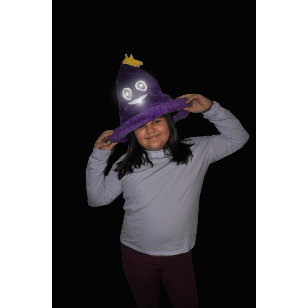 PLUSH EMOJI MARDI GRAS POOP HAT (1 PIECE)