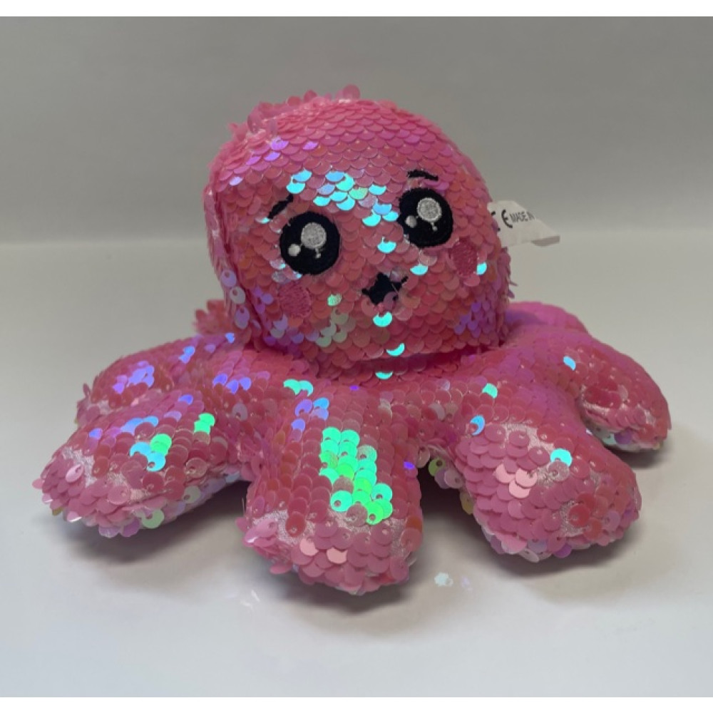 ASSORTED COLOR SEQUIN OCTO FLIP LIMITED EDITION PLUSH