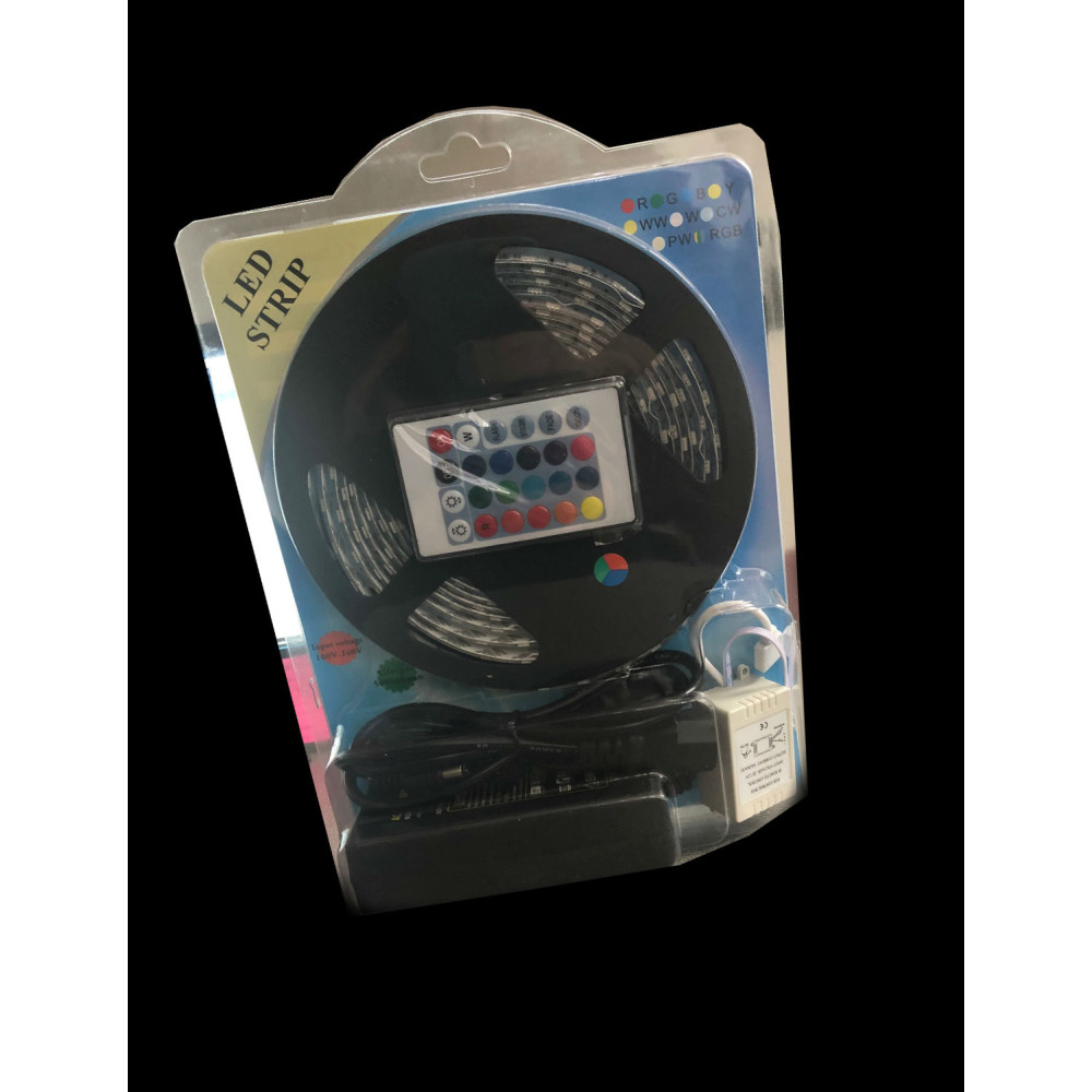 RETAIL PACKED LED FLEX STRIP LIGHT - MULTI COLOR LEDs (1 ROLL OF 5 METERS)