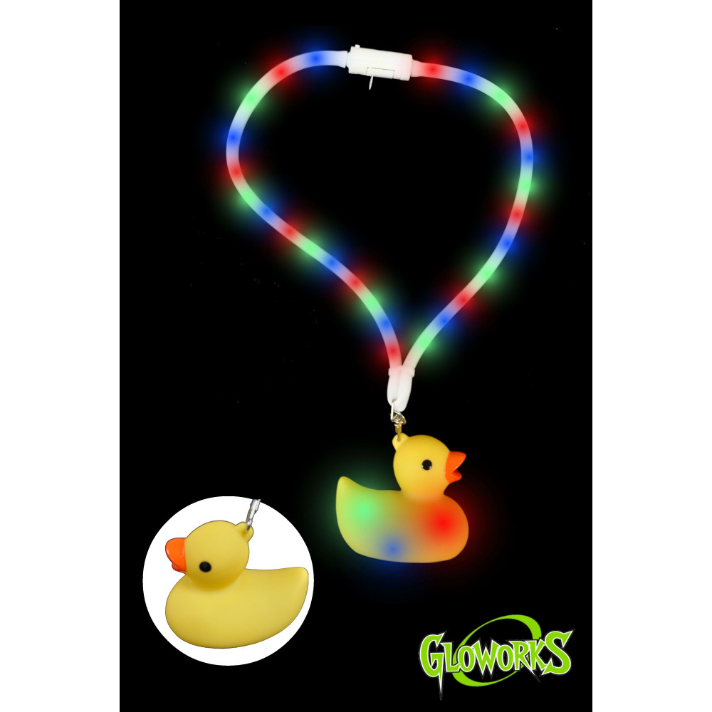 YELLOW DUCK FLASHING LANYARD (1 PIECE)