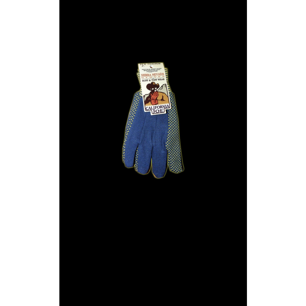 NAVY BLUE JERSEY GLOVES (1 PAIR)