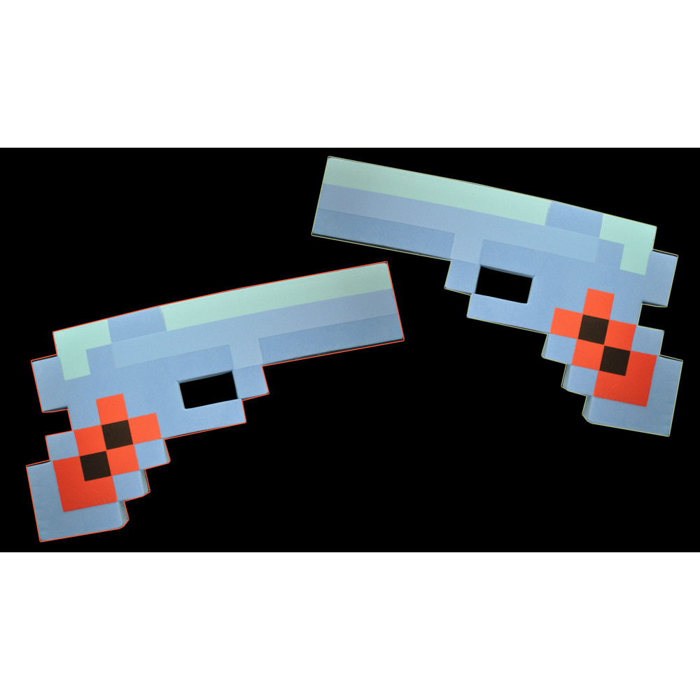 SMALL FOAM PIXEL PISTOL (1 PIECE)