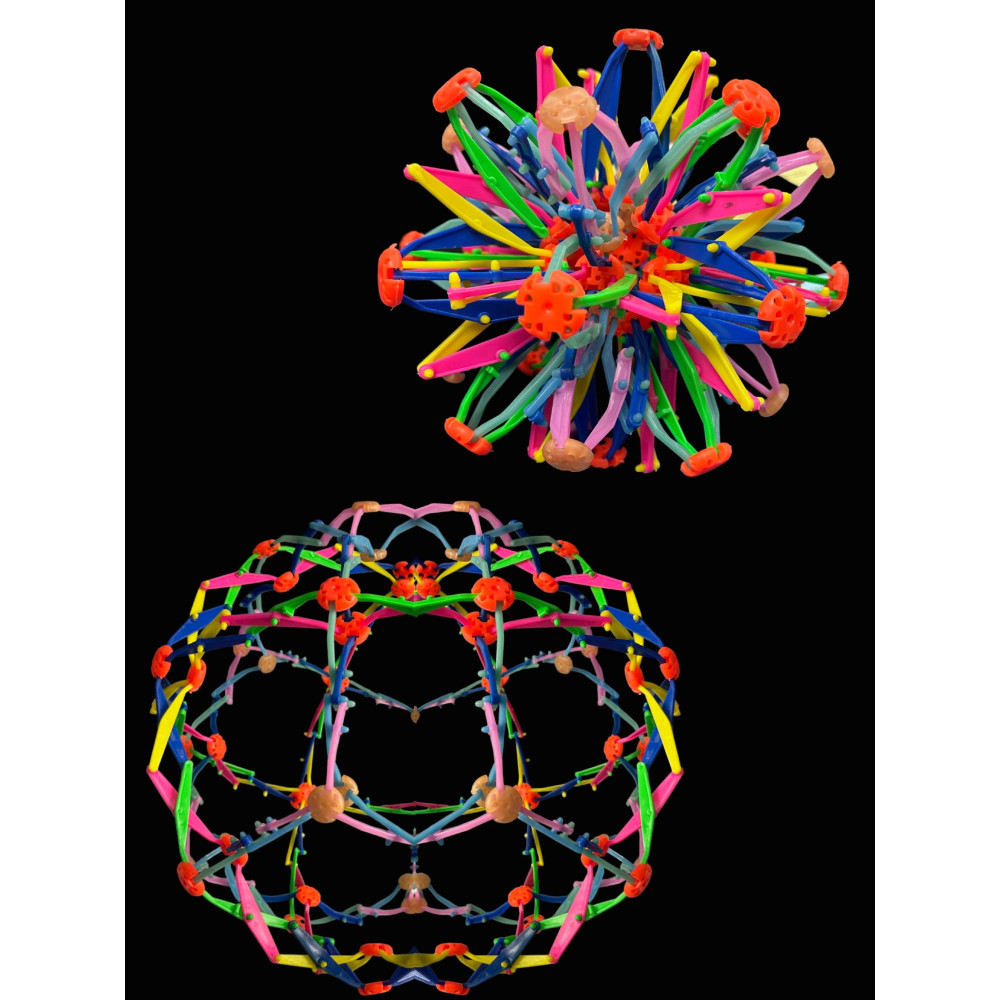NON-FLASHING ASSORTED COLOR 18" LARGE  EXPANDABLE BALL (1 PIECE)