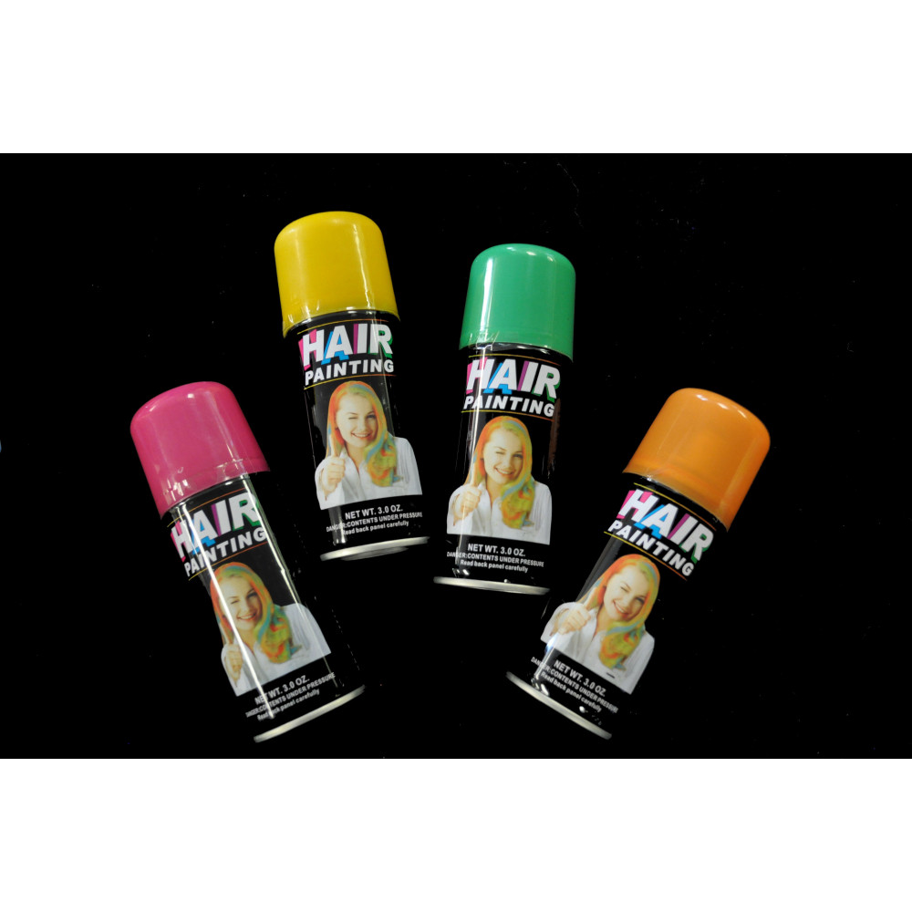 COLORED HAIR SPRAY - ASSORTED COLORS (1 PIECE)