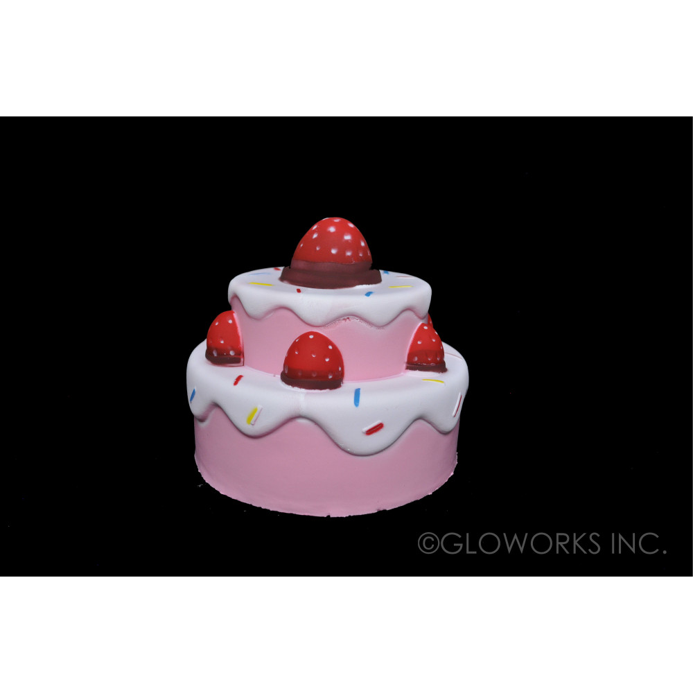 SLOW RISING SCENTED 8" BERRY CAKE SQUISHY (1 PIECE)