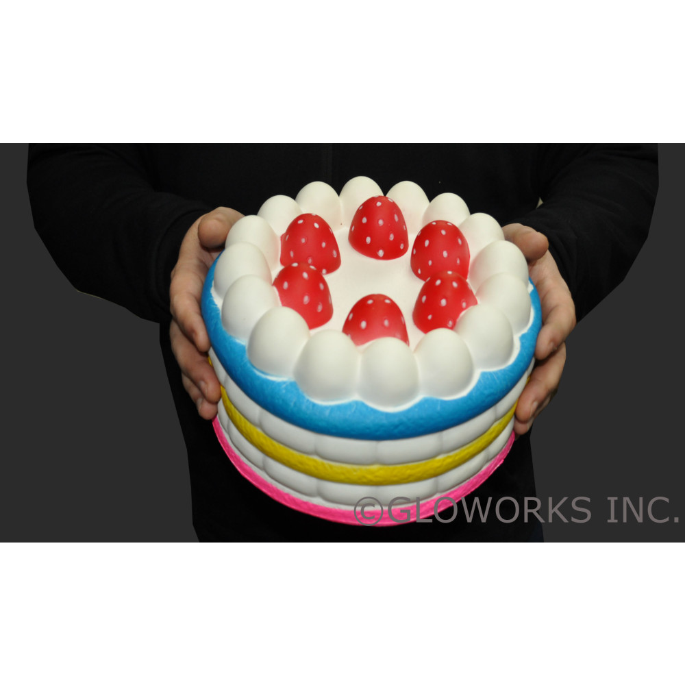 SLOW RISING SCENTED  8" CAKE SQUISHY (1 PIECE)