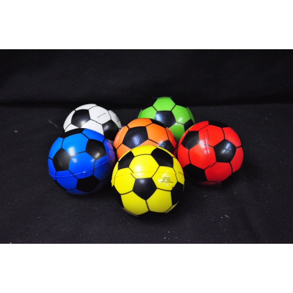 SQUEEZE SOCCER BALL ASSORTED COLORS