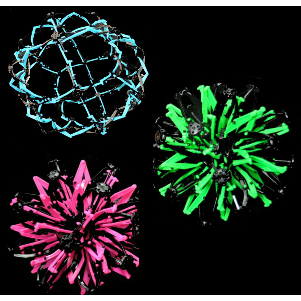 NON-FLASHING ASSORTED COLOR EXPANDABLE BALL (1 PIECE)