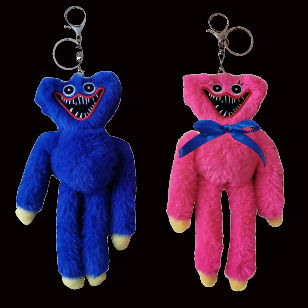 7.5" ASSORTED PLUSH HUGGIE WUGGY KEYCHAIN (1 PIECE)
