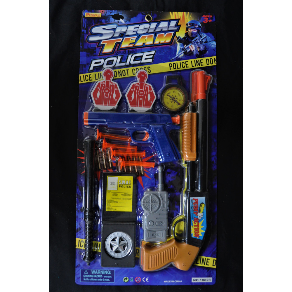 SPECIAL TEAM POLICE TOY GUN SET 