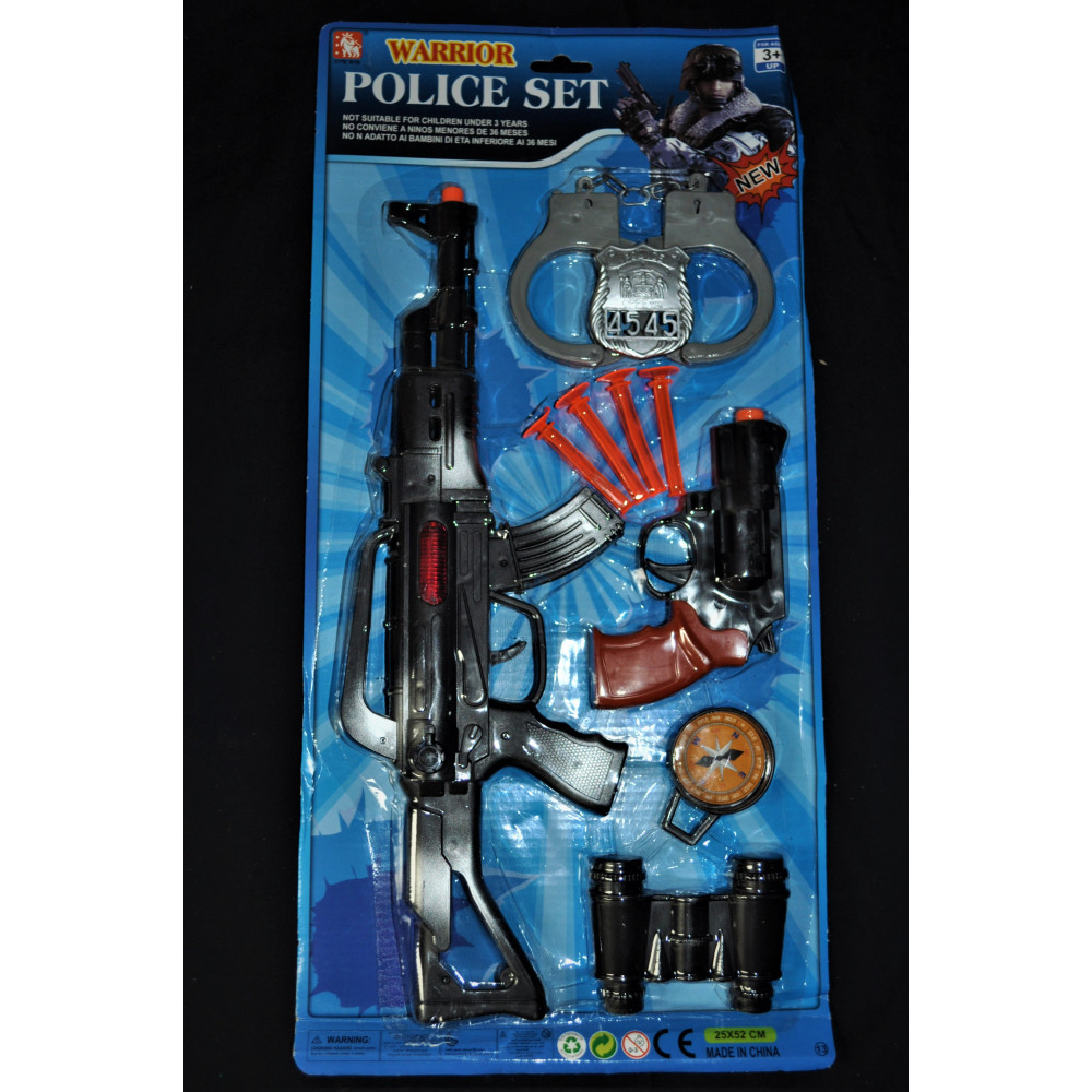 WARRIOR POLICE TOY GUN SET
