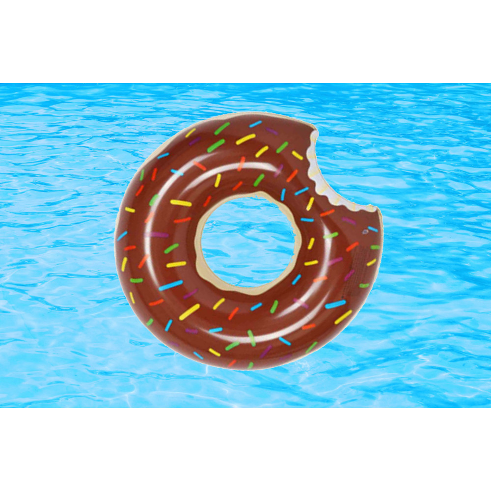 48" ASSORTED  DONUT SWIM TUBE WITH FROSTING (1 PIECE)