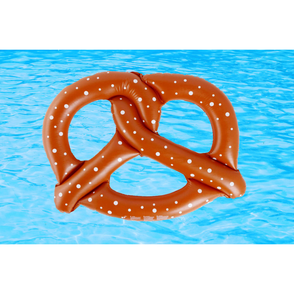 JUMBO PRETZEL POOL FLOAT (1 PIECE)