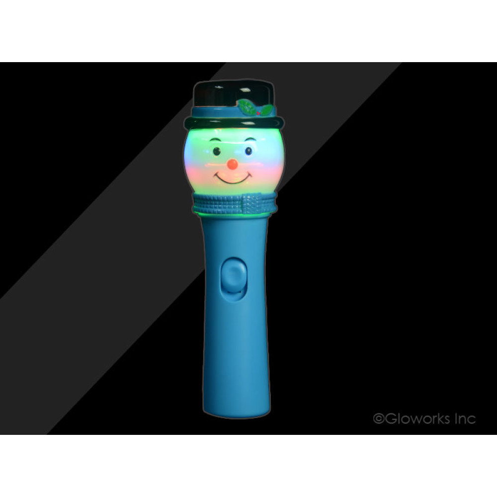 9" LED SPINNING SNOWMAN WAND (1 PIECE)