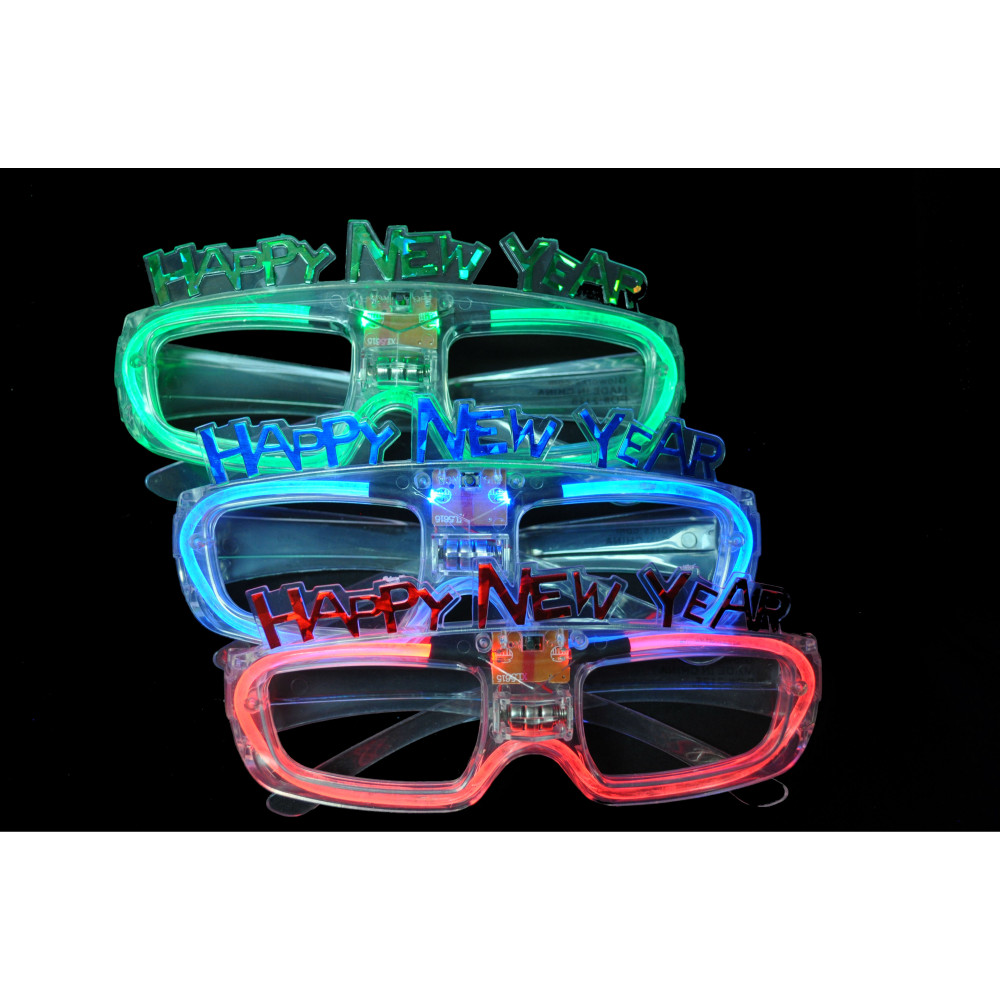 EL WIRE HAPPY NEW YEAR SUN GLASSES