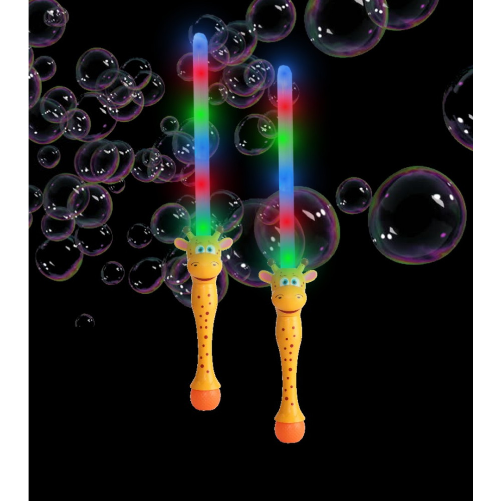 LED GIRAFFE BUBBLE SWORD (1 PIECE)