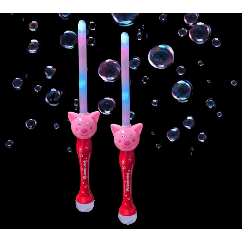 LED PIG BUBBLE SWORD (1 PIECE)