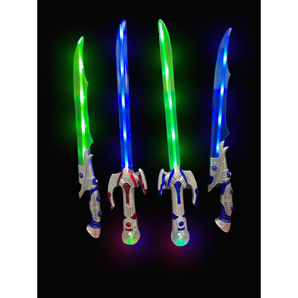 ASSORTED STYLE BLUE/GREEN ASSORTED CYBER SWORD (1 PIECE)