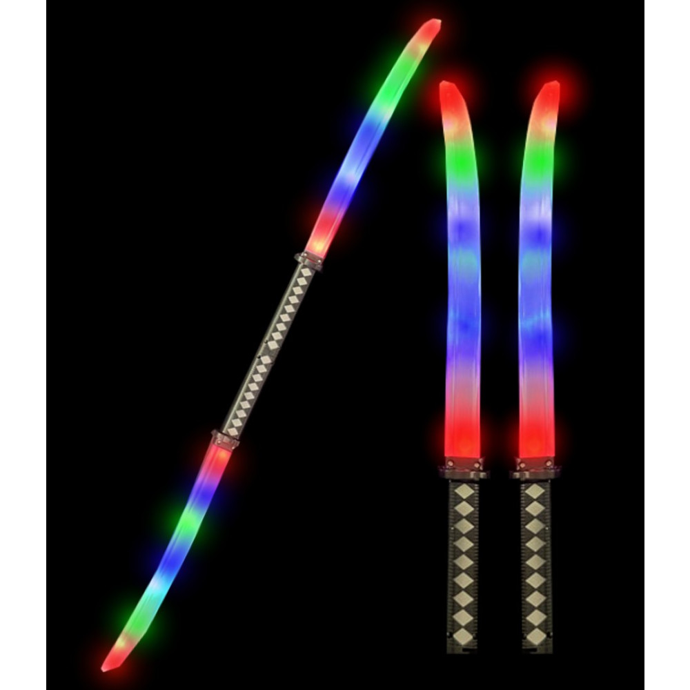 LED DOUBLE SIDED NINJA SWORD (1 PIECE)