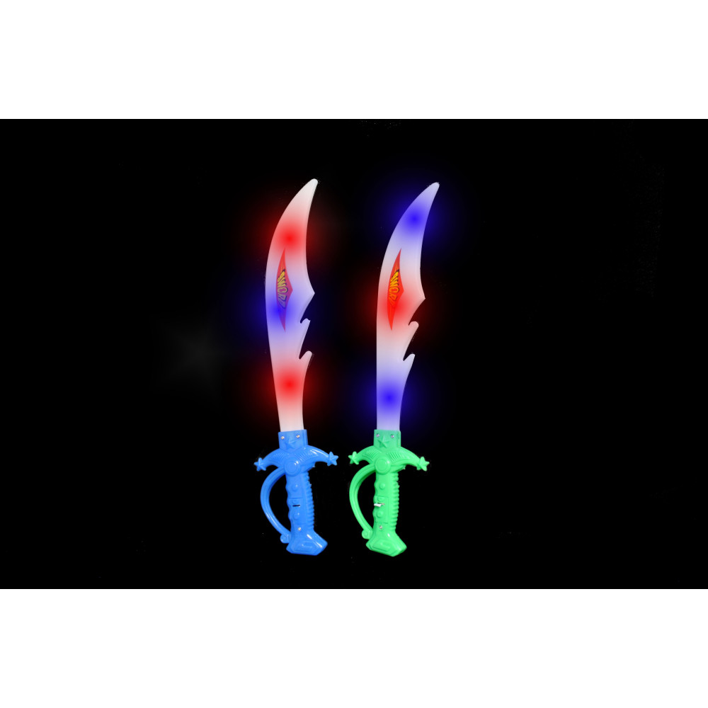 14.5" LED FLASHING PIRATE SWORD WITH SOUND (1 PIECE)