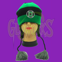 Green Lantern Knit Laplander Hat (1 PIECE)