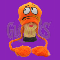 M&M's Big Face Orange Laplander Hat (1 PIECE)