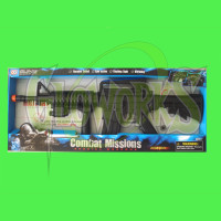 WESTERN STYLE PISTOL WITH SOUND & LASER (1 PIECE)