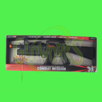COMBAT MISSIONS WIDE BARREL FLASHING GUN (1 PIECE)