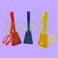 HAPPY NEW YEAR CLAPPER NECKLACE - ASST. COLORS (1 DOZEN)