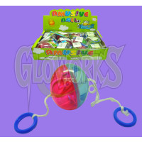 FLASHING PULLSTRING BALL - ASST. COLORS (1 PIECE)