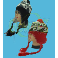 KNIT HAT WITH EAR COVERS - ASSORTMENT #1 (1 PIECE)