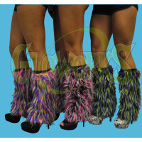 3 COLOR NON-FLASH ASSORTED LEG WARMERS (1 PAIR)