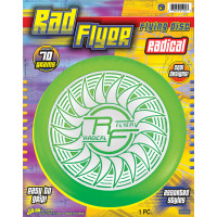 9" 70 GRAM RAD FLYING DISC (1 PIECE)