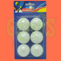 6 PACK PING PONG BALLS (1 PACK)