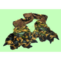 PLUSH ANIMAL SCARF WITH LARGE GLOVE PAWS - LEOPARD (1 PIECE)