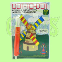 INVISIBLE INK DOT TO DOT ACTIVITY BOOK (1 PIECE)