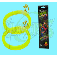 GLOW HOOP EARRINGS - ASSORTED COLORS (1 PAIR)