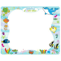 AQUARIUM WATER DOOLE MAT - BLUE (1 PIECE)