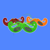 Mustache Shaped Non-Flash EyeGlasses - Asst. Colors (1 PIECE)